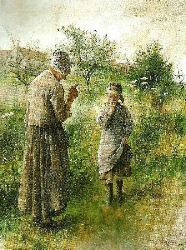 Carl Larsson forbjuden frukt